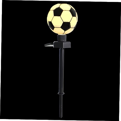 Homoyoyo Solarbetriebene Fußball Rasenlampe Dekorative Gartenbeleuchtung für Terrasse und Rasen LED Solarleuchte im Fußball Design Installieren als von Homoyoyo