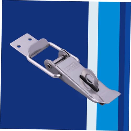 Homoyoyo Spannverschluss Rostfrei Kistenverschluss Metallkiste Deckel Sicherer Buckle Clip für Schmuckkasten Werkzeugkoffer Schrank Zubehör von Homoyoyo