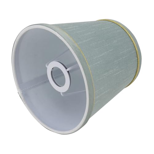 Homoyoyo Stoff Lampenschirm Grün Moderner Lampenschirm für Tischlampe Deckenleuchte Schutz vor Hitze und Berührung Einfach zu Montieren Wohnzimmer Büro von Homoyoyo