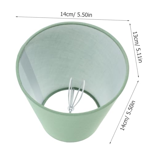 Homoyoyo Stoff Lampenschirm für Tischlampe Langebiger Lampenschirm aus Stoff und Eisen Sanfte Farbe für Gemütliche Atmosphäre Geeignet für Wohnzimmer Schlafzimmer Ersatz von Homoyoyo