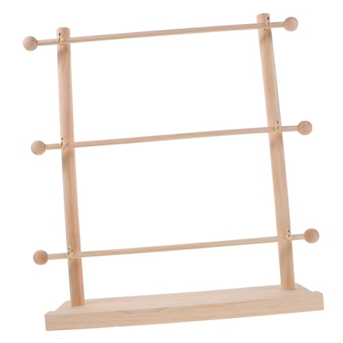 Homoyoyo Stufiges Holz-spulenhalter Regal Kompakter Garnrollenhalter für Nähfaden und Bänder Platzsparendes Aufbewahrungssystem für Bastelraum Floristen und Cake Shop Feine Verarbeitung Homoyoyo Stufiges Holz-spulenhalter Regal Kompakter Garnrollenhalter für Nähfaden und Bänder Platzsparendes Aufbewahrungssystem für Bastelraum Floristen und Cake Shop Feine Verarbeitung von Homoyoyo