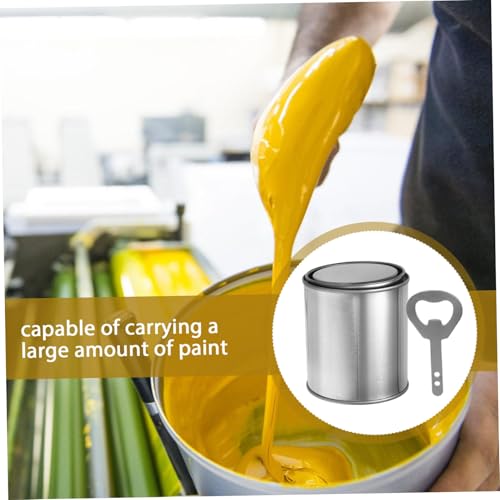 Homoyoyo Teiliges Aluminiumeimer Auslaufsicheren Deckeln und Praktischem Öffner Unbeschichtete Farbdosen für Restfarbe Vielseitig für Grundierung Öl Acrylfarben Einfach zu Reinigen Homoyoyo Teiliges Aluminiumeimer Auslaufsicheren Deckeln und Praktischem Öffner Unbeschichtete Farbdosen für Restfarbe Vielseitig für Grundierung Öl Acrylfarben Einfach zu Reinigen von Homoyoyo