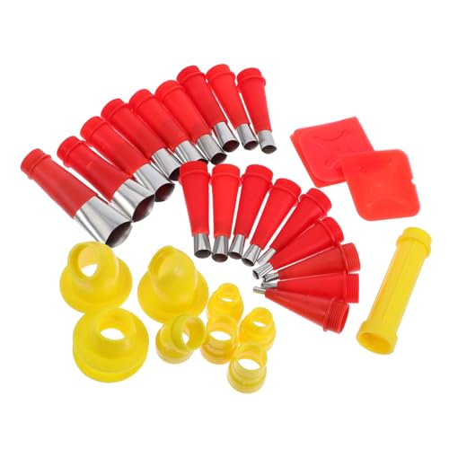 Homoyoyo Teiliges Caulk Tip mit Langlebigen Gummi Edelstahl düsen Abnehmbare Sockel für Einfache Reinigung Präzise Auftragskontrolle Vielseitig Kompatibel mit Glas Nutzerfreundlich für von Homoyoyo