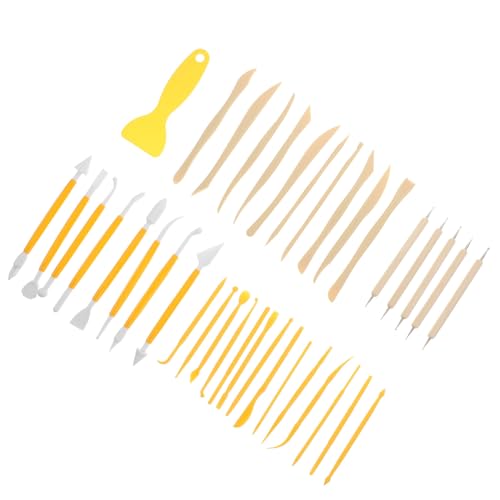 Homoyoyo Teiliges Clay Carving Tools für Sculpture und DIY Vielseitige Polymer Knetwerkzeuge mit Glatten Abgerundeten Kanten für Anfänger und Profis zum Schnitzen Formen Schneiden und Homoyoyo Teiliges Clay Carving Tools für Sculpture und DIY Vielseitige Polymer Knetwerkzeuge mit Glatten Abgerundeten Kanten für Anfänger und Profis zum Schnitzen Formen Schneiden und von Homoyoyo