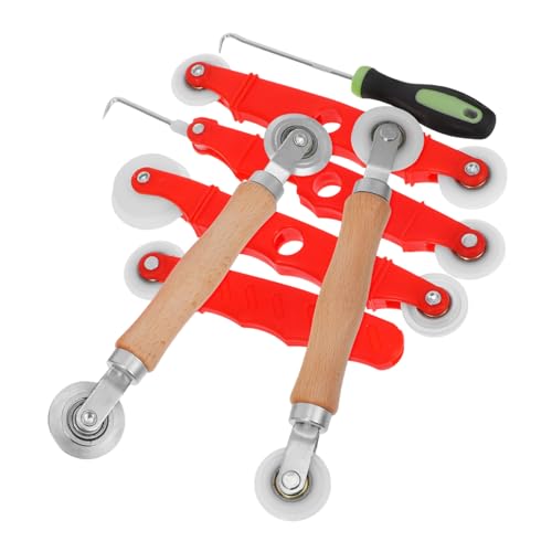Homoyoyo Teiliges Fliegengitter Reparaturset mit Aluminiumlegierung Spline Roller Werkzeug für Fenster und Türnetz Ersatz Rostbeständig Ergonomisch für DIY Heimwerker Fensterreparatur von Homoyoyo
