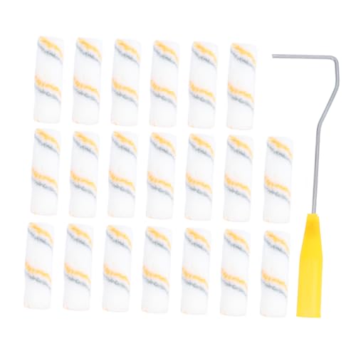 Homoyoyo Teiliges Mini Farbroller Lösemittelbeständige Kleine Farbwalzen mit Ergonomischem Griff für Wandfarbe Türen Fenster Leisten Langlebig und Einfach zu Handhaben für Heim und von Homoyoyo