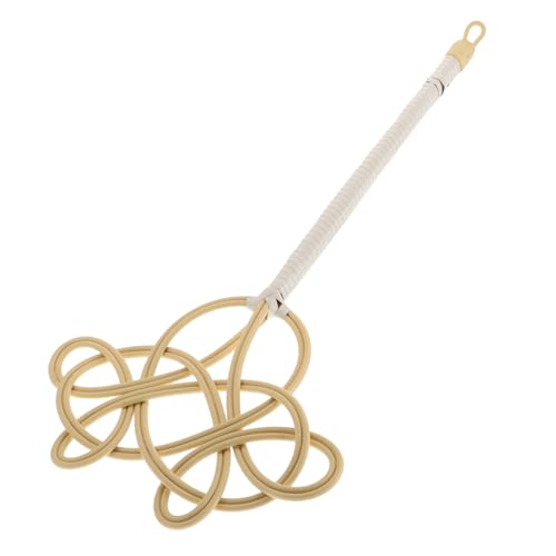 Homoyoyo Teppichklopfer mit Langem Griff Universelles Reinigungstool für Zuhause aus Robustem Kunststoff für Schlafzimmer Wohnzimmer und Effektive Staubentfernung mit Imitation Rattan Homoyoyo Teppichklopfer mit Langem Griff Universelles Reinigungstool für Zuhause aus Robustem Kunststoff für Schlafzimmer Wohnzimmer und Effektive Staubentfernung mit Imitation Rattan von Homoyoyo
