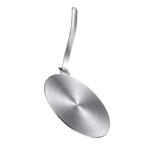 Homoyoyo Thermoplatte Gasherd Induktionsherd Adapterplatte Gasherd Wärmeverteiler Gas Wärmeleitplatte Elektro Gasherdplatte Gasherd Diffusorplatte Silber Edelstahl von Homoyoyo