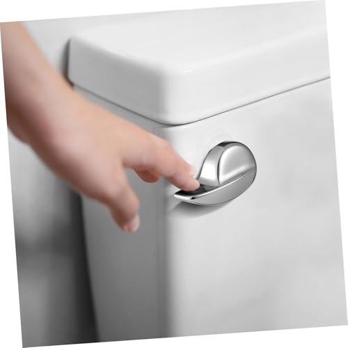 Homoyoyo Toiletten Spülhebel Ersatz Hebel Ergonomisch Komfortabel Bad Wc Griff Leicht Montierbar Vielseitig für Zuhause Hotel Restaurant von Homoyoyo