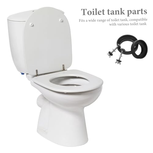 Homoyoyo Toilettensitz Befestigungsschrauben mit Dichtungsring Passend für Gängige Wc Spülkästen Wasserfeste Gummidichtung zur Leckageverhinderung Robustes Ersatzset für Toilettenmontage Homoyoyo Toilettensitz Befestigungsschrauben mit Dichtungsring Passend für Gängige Wc Spülkästen Wasserfeste Gummidichtung zur Leckageverhinderung Robustes Ersatzset für Toilettenmontage von Homoyoyo