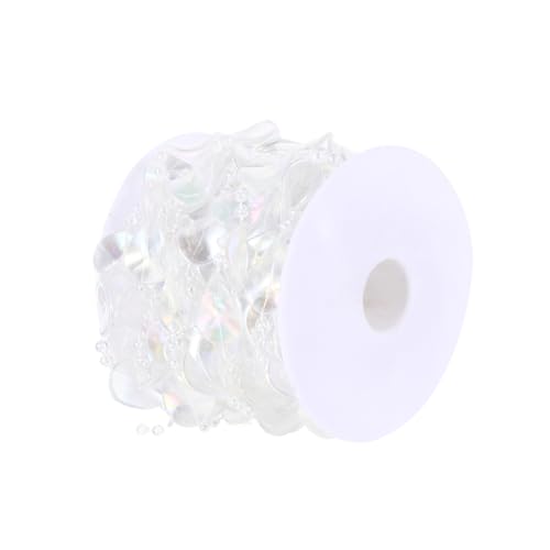 Homoyoyo Transparente Acryl perlengirlande Vielseitiger Schmuck trim für Hochzeit DIY dekoration Zuschneidbar für Vorhänge Blumenarrangements und Lampenschirme von Homoyoyo