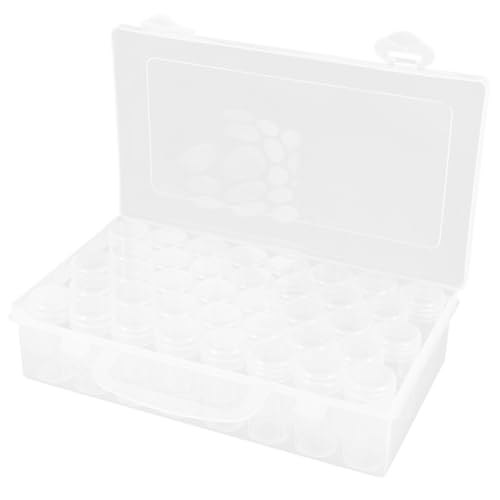Homoyoyo Transparente Aufbewahrungsbox Fächer Multifunktionale Box für Schmuck Perlen und Kleine Gegenstände für Elektronik und Bastelbedarf von Homoyoyo