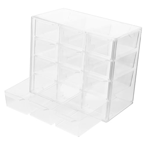 Homoyoyo Transparente Fächer Schubladen Aufbewahrungsbox für Schmuck Kosmetik Bastelbedarf Desktop Organizer Multifunktional für Büro Schlafzimmer Badezimmer Homoyoyo Transparente Fächer Schubladen Aufbewahrungsbox für Schmuck Kosmetik Bastelbedarf Desktop Organizer Multifunktional für Büro Schlafzimmer Badezimmer von Homoyoyo
