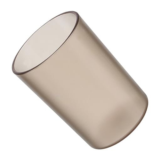 Homoyoyo Transparente Zahnbürstenbecher Trinkbecher für Bad Multifunktionale Verwendung Zahnputzbecher Wasserbecher Kaffeetasse für Erwachsene von Homoyoyo