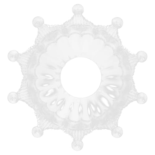 Homoyoyo Transparenter Lampenschirm aus Kunststoff für Deckenlampen Robuste Stilvolle Lichtabdeckung mit Einlassdurchmesser Passend für Nachttischlampen und Hängelampen von Homoyoyo