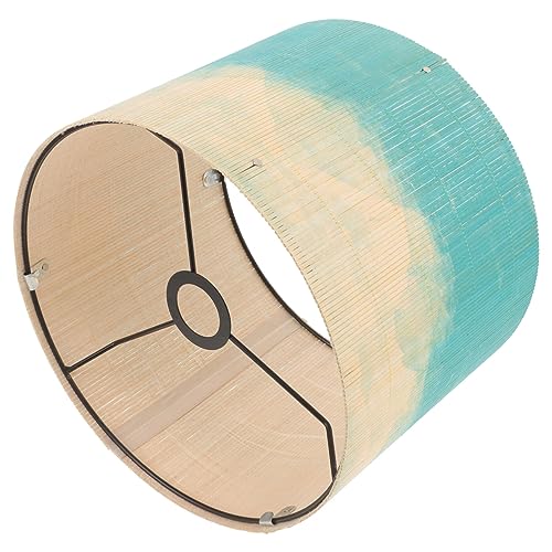 Homoyoyo Trommellampenschirm Hängelampenschirm Lampenschirme Pendelleuchtenschirme Boho-lampenschirm Austausch Des Lichtabdeckung Der Leuchte Schreibtischlampe Bambus Die Glühbirne E27 von Homoyoyo