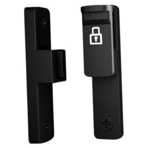 Homoyoyo Türschloss Riegel aus Langlebiger Selbstklebender Bohrfreier Barn Door Latch mit Nachtleuchtfunktion Sicherer Flip verriegelungsriegel für Badezimmer und Scheunentüren von Homoyoyo