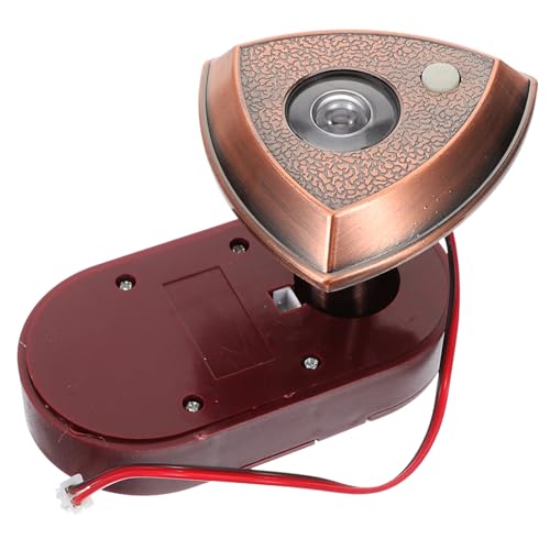 Homoyoyo Türspion mit Klingel aus Metall Einstellbarer Sichtschutz für Wohnungstüren Robust und Installieren Hoher Einbruchschutz und Privatsphäre von Homoyoyo