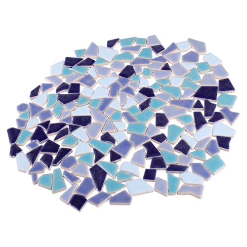 Homoyoyo Unregelmäßige Keramik Mosaiksteine DIY Bastelfliesen für Handwerk Heimdekoration Frostsicher für Außenbereich Blau Gemischt Homoyoyo Unregelmäßige Keramik Mosaiksteine DIY Bastelfliesen für Handwerk Heimdekoration Frostsicher für Außenbereich Blau Gemischt von Homoyoyo