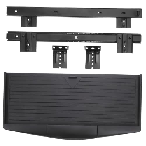 Homoyoyo Untertisch Tastaturablage mit Verstecktem Design Ergonomische Verstellbare Halterung für Schreibtisch Praktischer Organizer für Laptop und Bürobedarf Schwarz Homoyoyo Untertisch Tastaturablage mit Verstecktem Design Ergonomische Verstellbare Halterung für Schreibtisch Praktischer Organizer für Laptop und Bürobedarf Schwarz von Homoyoyo