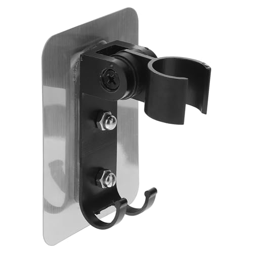 Homoyoyo Verstellbare Duschkopfhalterung Wandhalterung Drehbar Handbrause Halterung aus Schwarz für Standard Brauseköpfe Badezimmer Dusche Homoyoyo Verstellbare Duschkopfhalterung Wandhalterung Drehbar Handbrause Halterung aus Schwarz für Standard Brauseköpfe Badezimmer Dusche von Homoyoyo