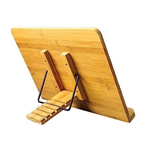 Homoyoyo Verstellbarer Buchständer aus Holz Multifunktionale Lese und Zeichenablage für Desktop für Bücher Tablets und Notenständer und Stabil Geeignet für Zuhause Büro und Bibliothek Homoyoyo Verstellbarer Buchständer aus Holz Multifunktionale Lese und Zeichenablage für Desktop für Bücher Tablets und Notenständer und Stabil Geeignet für Zuhause Büro und Bibliothek von Homoyoyo