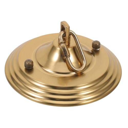 Homoyoyo Vintage Deckenlampe Baldachin Robustem Kupferfarbig Retro Deckenleuchte Abdeckplatte für Pendelleuchte Montage Klassische Vintage Deckenlampe Abdeckung Installieren für DIY von Homoyoyo