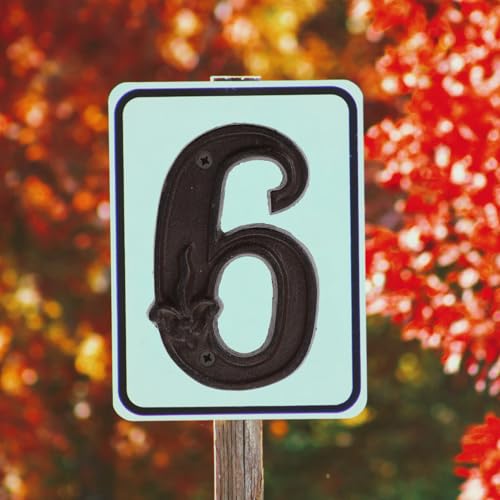 Homoyoyo Vintage Gusseisen Hausnummer mit Schrauben Wetterfestes Tür Tor schild DIY Adressnummer für Tür Briefkasten Garage Einfache Montage Robustes Metall für Innen Außenbereich Homoyoyo Vintage Gusseisen Hausnummer mit Schrauben Wetterfestes Tür Tor schild DIY Adressnummer für Tür Briefkasten Garage Einfache Montage Robustes Metall für Innen Außenbereich von Homoyoyo