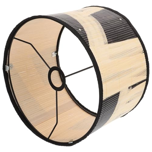 Homoyoyo Vintage Lampenschirm Deckenlampe Abnehmbar Weich Gewebt Für Hotel Bauernhaus Wohnzimmer Beleuchtung Hängelampe Ersatzschirm Mit Glatter Oberfläche Und Langlebigem Design von Homoyoyo