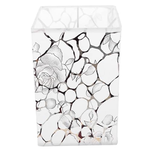 Homoyoyo Vintage Lampenschirm Eckig aus Stoff und Eisen für Stehlampe PVC Lampenabdeckung Installieren Weich Leuchtend Robust und Stilvoll für Gemütliche Wohnräume von Homoyoyo