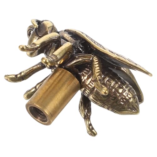 Homoyoyo Vintage Messing Schrankgriff Bienenform Dekorativer Retro Schubladengriff aus Metall für Kommode Kleiderschrank und Küchenschränke Ergonomisch Einfach zu Montieren Stilvoller von Homoyoyo