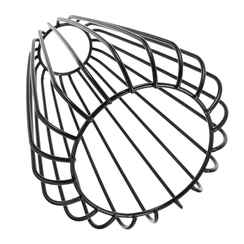 Homoyoyo Vintage Metall Lampenschirm Hängelampe Drahtgeflecht Design Wassertröpfchen Form Schwarz für Wohnzimmer Bar Restaurant Dekorative Deckenleuchte von Homoyoyo