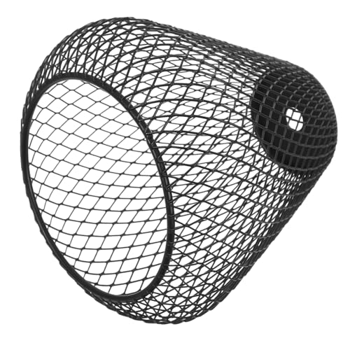 Homoyoyo Vintage Metall Lampenschirm Hohler Lampenschirm für Tischlampen Retro Käfig Design Gleichmäßige Lichtverteilung Wohn Arbeitszimmer Deko von Homoyoyo