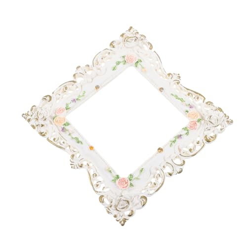 Homoyoyo Vintage Resin Lichtschalter Abdeckung Wanddekor Schutzplatte für Steckdosen und Schalter Kreative Nordische Rahmenverzierung Langlebige Dekorative Wandschalterplatte für Zuhause von Homoyoyo