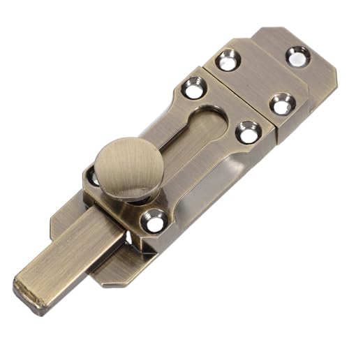 Homoyoyo Vintage Türriegel aus Metall Schiebeschloss für Türen Fenster und Schränke Installieren Vielseitig Einsetzbar für Zuhause und Büro Klassischer Retro Stil von Homoyoyo