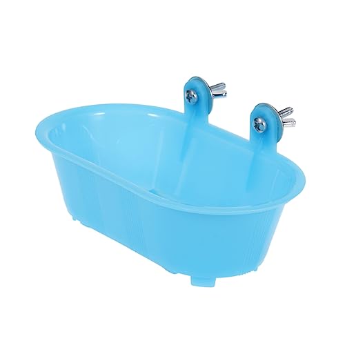 Homoyoyo Vogelbadewanne für Kleine Parrot mit Spiegel Langlebig und Sicher für Wellensittiche und Andere Kleine Sorgt für Spaß Beim von Homoyoyo