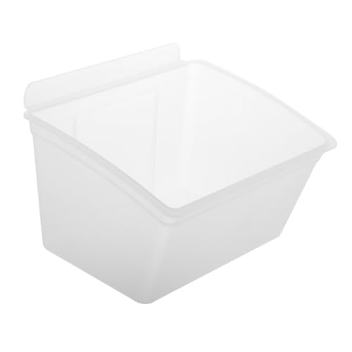 Homoyoyo Wandmontage Kunststoff Aufbewahrungsbox Transparent Robust Lagerbox für Werkstatt und Garage Praktischer Werkzeug Organizer Einfach zu Montieren und Vielseitig Einsetzbar von Homoyoyo
