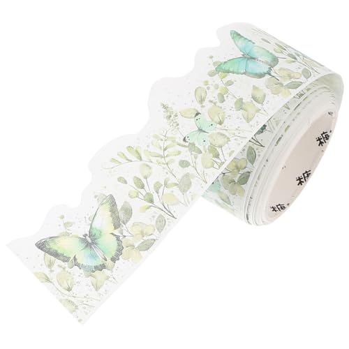 Homoyoyo Washi Tape Selbstklebend Blumenmuster DIY Scrapbook Klebestreifen Buntes Dekoratives Klebeband für Tagebücher Planer Geschenkverpackung von Homoyoyo