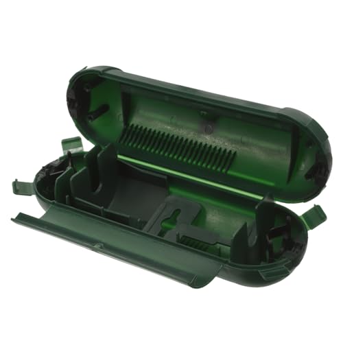 Homoyoyo Wasserdichte Anschlussdose Außen Robuste Schutzbox für Verlängerungskabel Sichere Elektro verteilerdose Wetterfeste Kabelschutzbox für Gartengeräte und Außensteckdosen Grün von Homoyoyo