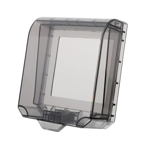 Homoyoyo Wasserdichte Outdoor Steckdosenschutz Abdeckung Transparent Robuster Schutz für Garten Balkon Bad Installieren von Homoyoyo
