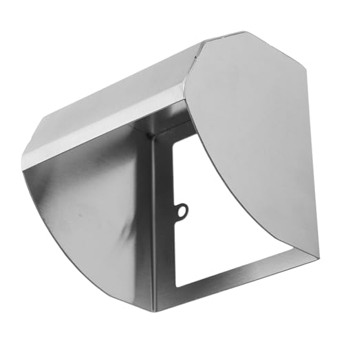 Homoyoyo Wasserdichte Schutzdose für Outdoor Ladestation Edelstahl Halbbedeckter Regenschutz Wetterfeste Strombox Außen Einfacher Werkzeugfreier Einbau Schutz vor Staub und Feuchtigkeit von Homoyoyo