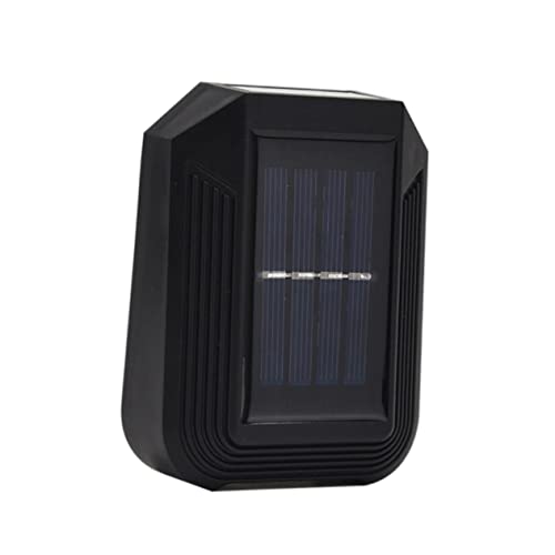 Homoyoyo Wasserdichte Solarlampe für Außen LED Wandlampe für Garten Zaun Terrasse Solarbetriebene für Einfache Installation Langlebig und Dekorativ von Homoyoyo