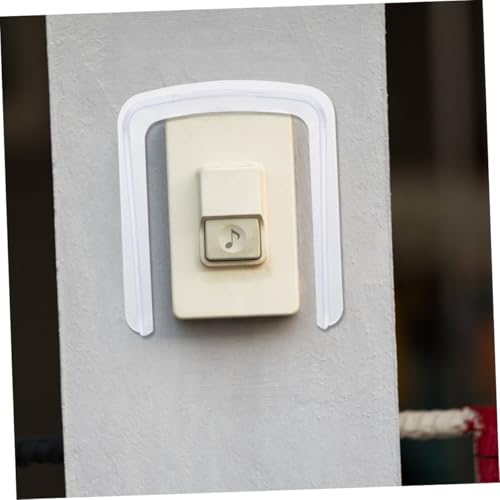 Homoyoyo Wasserdichter Schutzüberzug für Türsprechanlage und Zutrittskontrolle UV beständig Einfach Montierbar Kompatibel mit Fingerabdruck Zugangskontrollgeräten Schützt vor Regen und von Homoyoyo