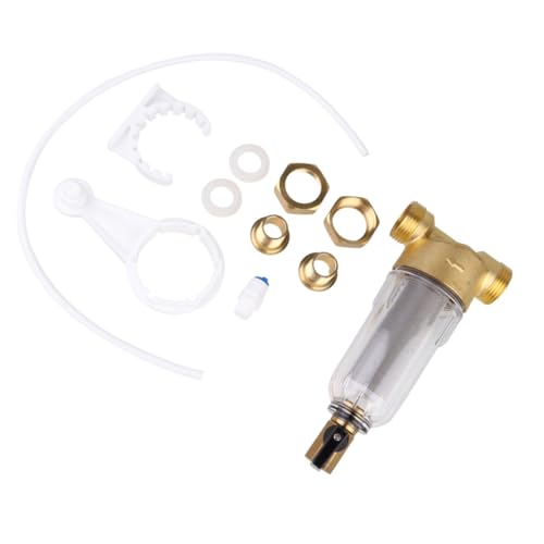 Homoyoyo Wasserhahn Wasserfilter Haushalts vorfilter mit Entkalkungsfunktion Transparent Selbstreinigend Schutz für Rohrleitungen und Haushaltsgeräte Homoyoyo Wasserhahn Wasserfilter Haushalts vorfilter mit Entkalkungsfunktion Transparent Selbstreinigend Schutz für Rohrleitungen und Haushaltsgeräte von Homoyoyo