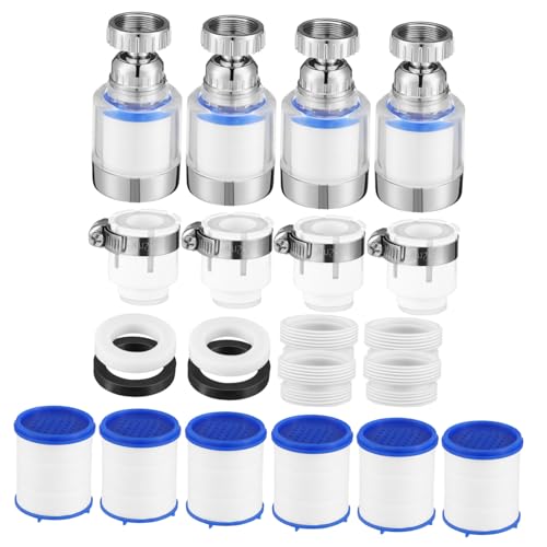 Homoyoyo Wasserhahn filterset mit Drehbarem Aufsatz Langlebiger Wasserreiniger mit Universalanschluss Effektive Filtration Schmutz für Küche und Bad Geeignet Einfache Montage Homoyoyo Wasserhahn filterset mit Drehbarem Aufsatz Langlebiger Wasserreiniger mit Universalanschluss Effektive Filtration Schmutz für Küche und Bad Geeignet Einfache Montage von Homoyoyo