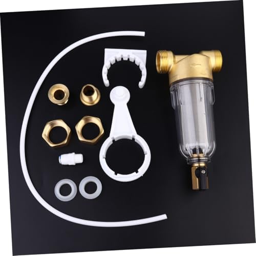 Homoyoyo Wasserhahnfilter Haushalt Wasserfilter mit Rückspülfunktion Kalkschutz Transparenter Vorfilter gegen Rost Sand und Grobe Partikel für Bad und Küche Homoyoyo Wasserhahnfilter Haushalt Wasserfilter mit Rückspülfunktion Kalkschutz Transparenter Vorfilter gegen Rost Sand und Grobe Partikel für Bad und Küche von Homoyoyo