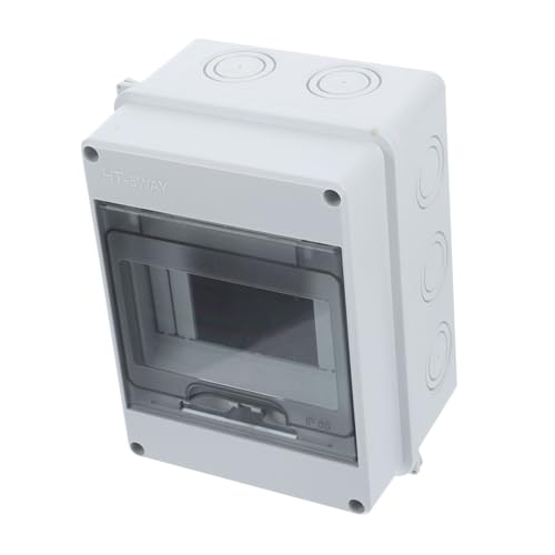 Homoyoyo Wege Verteilerschrank Wasserdichte Sicherungsbox mit Transparentem Fenster Wetterfeste Elektroverteilung Robuste Pc Schutzbox für Innen und Außenmontage Hitzebeständig und von Homoyoyo