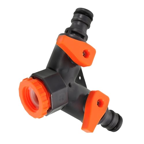 Homoyoyo Wege Wasserverteiler Ventil Kunststoff mit Absperrfunktion Wasserhahn Anschlussstück für Waschmaschine Einfacher Einbau Zuverlässiger Wasserleitung Splitter für Haushalt und von Homoyoyo