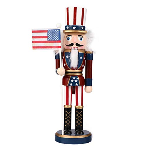 Homoyoyo Weihnachtlicher Nussknacker Schmuck Weihnachtlicher Nussknacker Soldat Schmuck für Weihnachtsdekoration Baum Figur Marionette Vorhanden von Homoyoyo