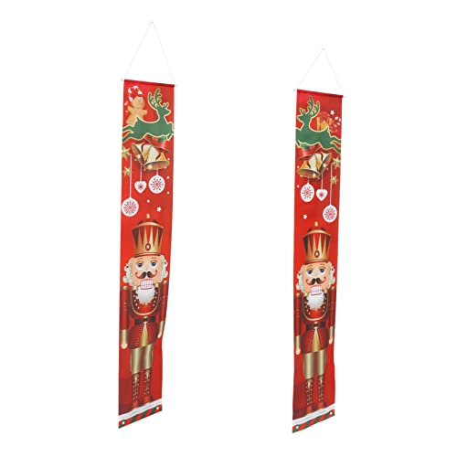 Homoyoyo Weihnachtstürbanner-Set Mit - – Festliche Türdekoration Für Zuhause Und Geschäfte – Langlebig Auffällig Und Ideal Für Die Weihnachtszeit von Homoyoyo
